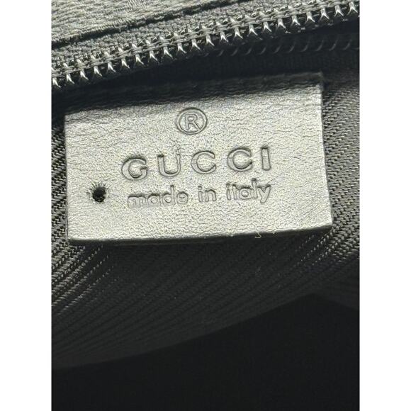 GUCCI Black Guccissima Monogram Nylon Tote Bag with leather*COA included - Picture 8 of 16
